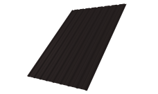 Профнастил С10B 0,45 PE-Double RAL 9005 черный