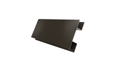 Планка H-образная Блок-Хаус new Grand Line 0,5 PurLite Matt RR 32 темно-коричневый (2м)