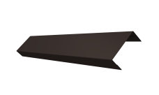 Ламель обратная 50 забора жалюзи Texas 0,45 Drap-double TX RR 32 темно-коричневый