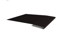 Планка начальная 0,45 Drap RAL 9005 черный (2м)