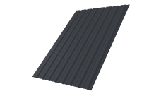 Профнастил С10R Grand Line 0,5 Rooftop Бархат RAL 7024 мокрый асфальт