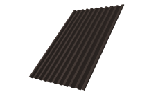 Профнастил С21R 0,45 PE-Double RR 32 темно-коричневый