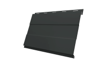 Софит металлический Вертикаль 0,2 prof Grand Line 0,5 Drap TX с пленкой RAL 7016 антрацитово-серый