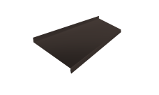 Отлив простой 250 Grand Line 0,45 Drap RR 32 темно-коричневый (2м)