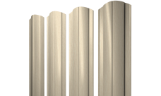 Штакетник Круглый фигурный 0,45 Print Elite Milky Wood TwinColor