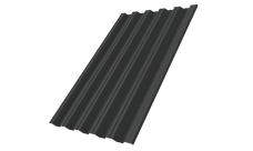 Профнастил НС35R 0,5 Velur X RAL 7016 антрацитово-серый