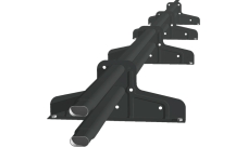 Снегозадержатель трубчатый Premium М4 45х25 RAL 7016 (3м) оцинкованный