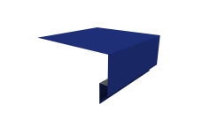 Планка околооконная сложная Экобрус Grand Line 200х75х25 0,45 ПЭ с пленкой RAL 5002 ультрамариново-синий (2м)