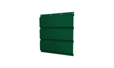 Софит металлический Grand Line полная перфорация 0,45 Drap TX с пленкой RAL 6005 зеленый мох