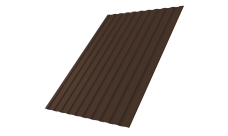 Профнастил С8A v01 0,45 Drap TwinColor RAL 8017 шоколад