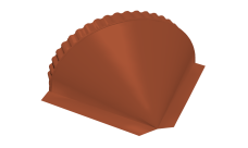 Заглушка конусная Grand Line 0,45 Drap TR RAL 8004 терракота