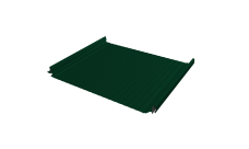 Кликфальц Pro Gofr Grand Line 0,45 PE с пленкой на замках RAL 6005 зеленый мох