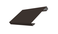 Ламель лицевая 150 забора жалюзи Texas 0,45 PE RR 32 темно-коричневый