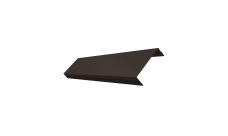 Ламель обратная 100 забора жалюзи Texas Grand Line 0,45 PE-Double RR 32 темно-коричневый