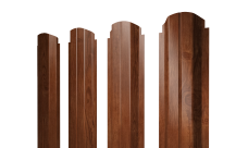 Штакетник П-образный A фигурный 0,45 Print Elite Rowan TwinColor