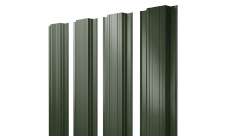 Штакетник Прямоугольный с прямым резом 0,5 Satin Matt TX RAL 6020 хромовая зелень