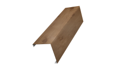 Декоративная накладка на столб универсальная угловая 80х80 для забора жалюзи Grand Line 0,45 Print Premium Pine Wood Fresh (1,8м)