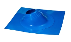 Проходной элемент MF угловой №2 (180-280мм) +240 силиконовый (металлический окрашенный фланец) синий