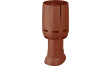 Выход канализации вентиляционный изолированный с колпаком Вилпе FM 110/ИЗ/500 кирпичный