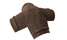 Четверник конька полукруглого для композитной черепицы Grand Line брауни