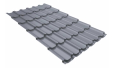 Металлочерепица "Квинта плюс" ("Kvinta plus") 0,5 Satin RAL 7004 сигнальный серый