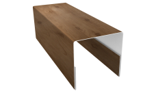 Планка П-образная заборная 20 Grand Line 0,45 Print Premium Pine Wood Fresh (3м)