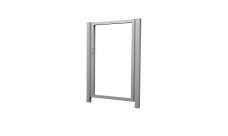 Калитка Жалюзи 2,0х1 RAL 7040 без заполнения