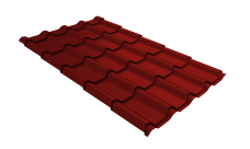 Профиль волновой "Камея" ("Kamea") 0,45 PE RAL 3011 коричнево-красный