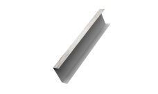 Декоративная накладка на столб универсальная 80х80 для забора жалюзи 0,45 Print Elite Snow Wood TwinColor (2,5м)