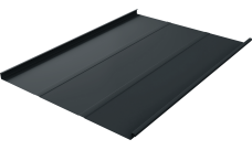 Фальц двойной стоячий Line Grand Line 0,5 Velur X с пленкой на замках RAL 7016 антрацитово-серый