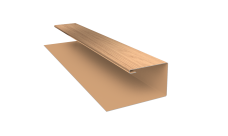 Планка П-образная Экобрус Grand Line 0,45 Print Elite Honey Wood TwinColor (2м)