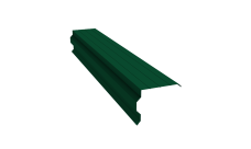 Планка торцевая фигурная 90х110 Grand Line 0,45 Drap TR RAL 6005 зеленый мох (2м)