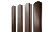 Штакетник Прямоугольный фигурный 0,45 Print Elite Cherry Wood TwinColor