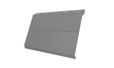 Вертикаль 0,2 line Grand Line 0,5 Satin с пленкой RAL 9006 бело-алюминиевый