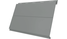 Вертикаль 0,2 line Grand Line 0,5 Satin с пленкой RAL 9006 бело-алюминиевый