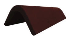 Боковая универсальная черепица Braas коричневый