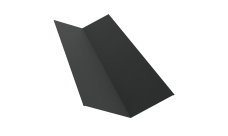 Планка ендовы верхней 145х145 Grand Line 0,5 Rooftop Бархат RAL 7016 антрацитово-серый (3м)