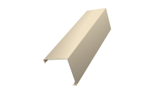 Декоративная накладка на столб универсальная угловая 80х80 для забора жалюзи Grand Line 0,45 Print Elite Milky Wood TwinColor (1,8м)