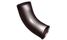 Колено стока GL PU 90 мм RAL 8017 шоколад