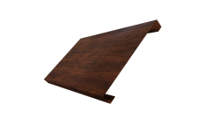 Ламель лицевая 200 забора жалюзи Texas 0,45 Print Premium Cherry Wood Dark FTC