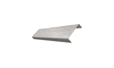 Ламель обратная 100 забора жалюзи Texas 0,45 Print Elite Snow Wood TwinColor