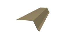 Планка капельник 100х55 Grand Line 0,45 PE lite с пленкой RAL 1014 слоновая кость (2м)