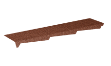 Примыкание резное левое Gerard цвет 201 (1,2м)