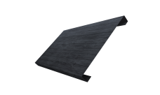 Ламель лицевая 200 забора жалюзи Texas 0,45 Print Premium Grey Wood TwinColor