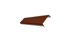 Ламель обратная 100 забора жалюзи Texas Grand Line 0,45 PE RAL 3009 оксидно-красный