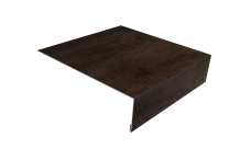 Планка лобовая/околооконная простая 190х50 Grand Line 0,45 Print-Double Premium Antique Wood (2м)