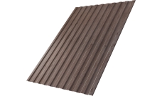 Профнастил С8A v01 Grand Line 0,45 Print Elite White Wood TwinColor