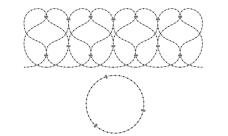 Спиральный барьер безопасности из армированной колючей ленты:бухта 500мм витков в п.м. 6,2 клепок- 5 ГОСТ 3282-74 (10м)(индивидуальная упаковка)