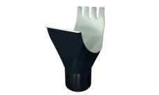 Воронка GL PE 125/90 мм RAL 7024 мокрый асфальт