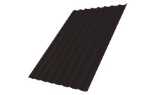 Профнастил С20B 0,45 PE RAL 9005 черный